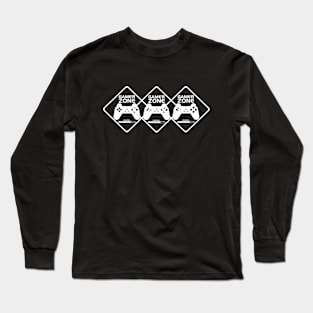 Gamer White Minimalist Aesthetic Design Long Sleeve T-Shirt